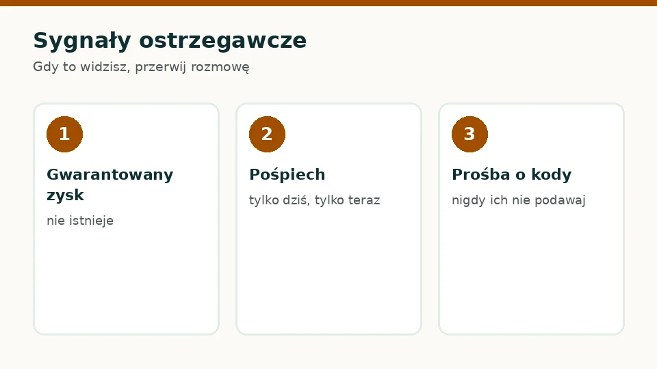 Sygnały ostrzegawcze